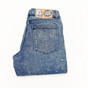 Cheap Monday Acid Wash Denim Straight Leg Jeans Zip Fly Size 29